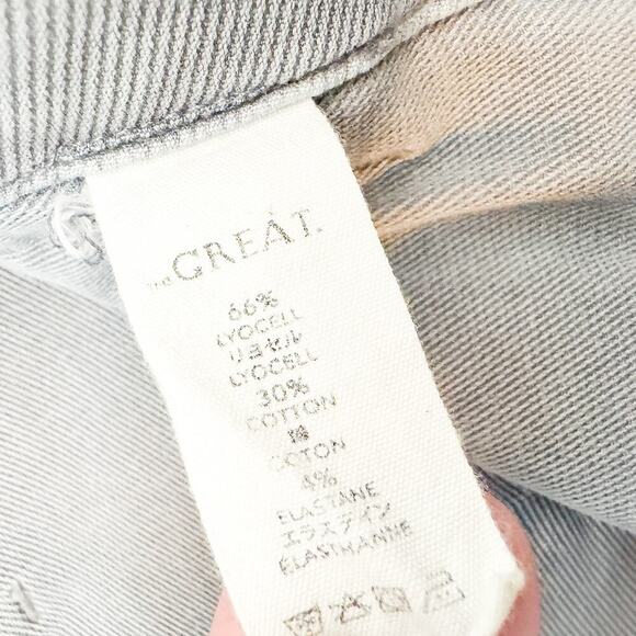 The Great Corduroy Style Slim Leg Gray Denim Stretch Jean Pants Size 28 - Picture 7 of 9